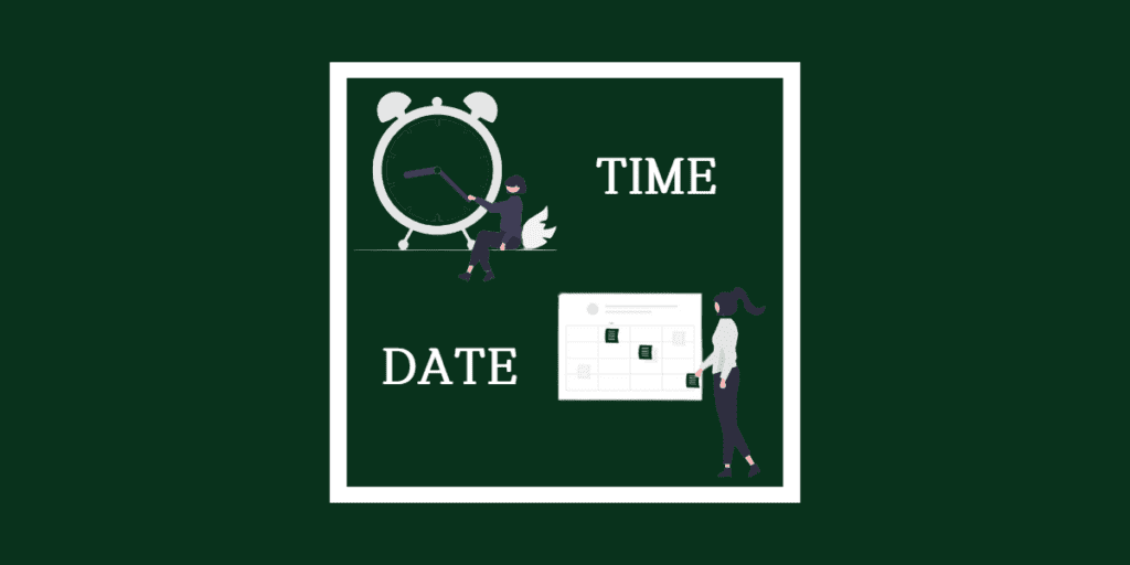 엑셀 함수 모음 날짜 / 시간 함수 설명 이미지